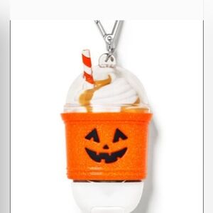 PUMPKIN LATTE POCKETBAC HAND SANITIZER HOLDER by Bath and Body Works